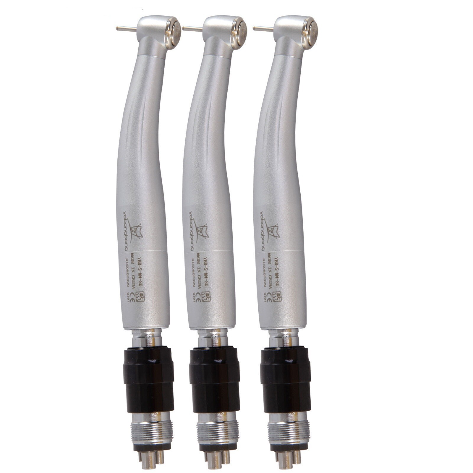 3x Dental push button turbine handpiece Quick Coupler 4Holes fit NSK YBNK4 USA