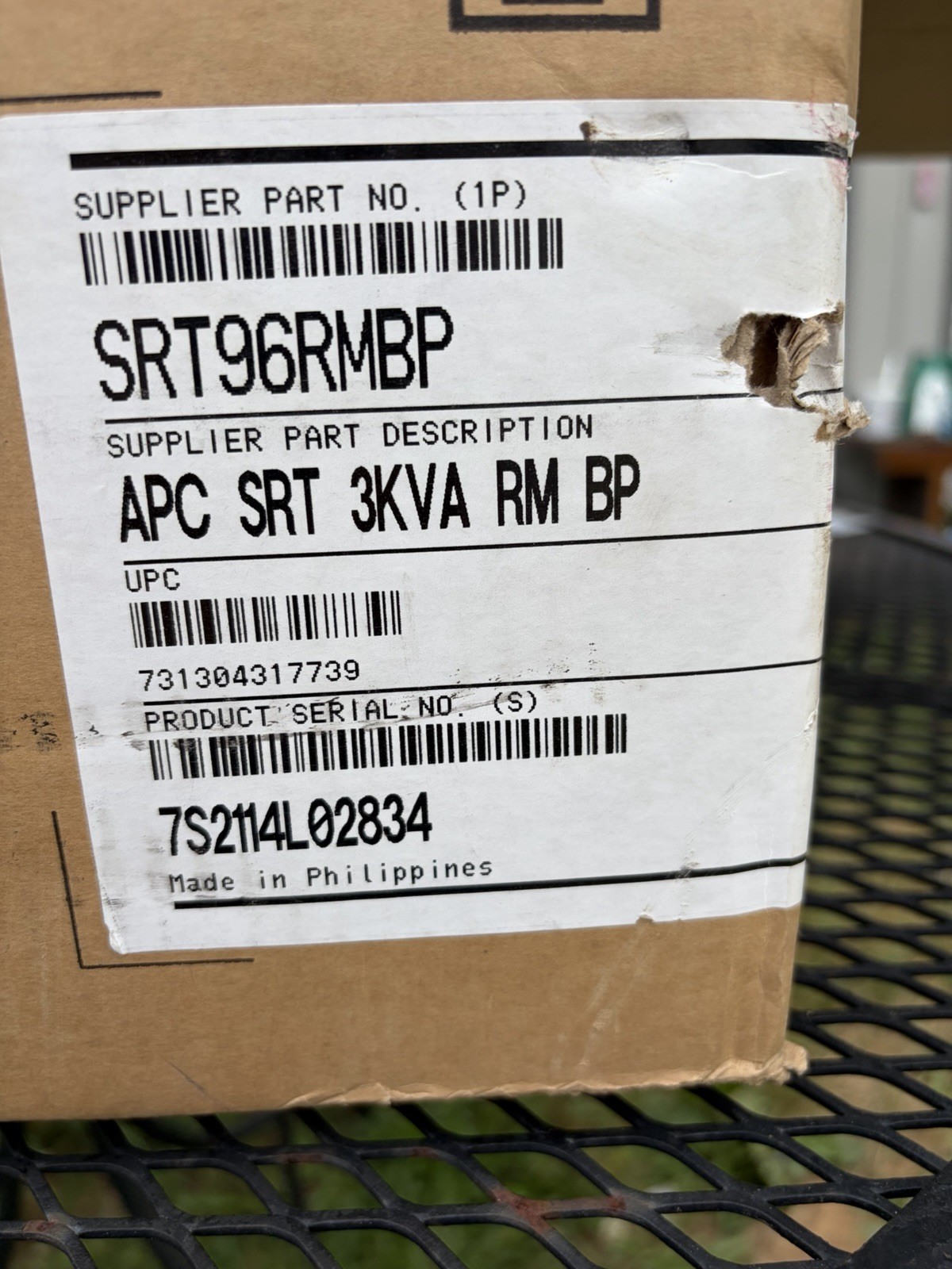 APC Schneider Electric SRT96RMBP