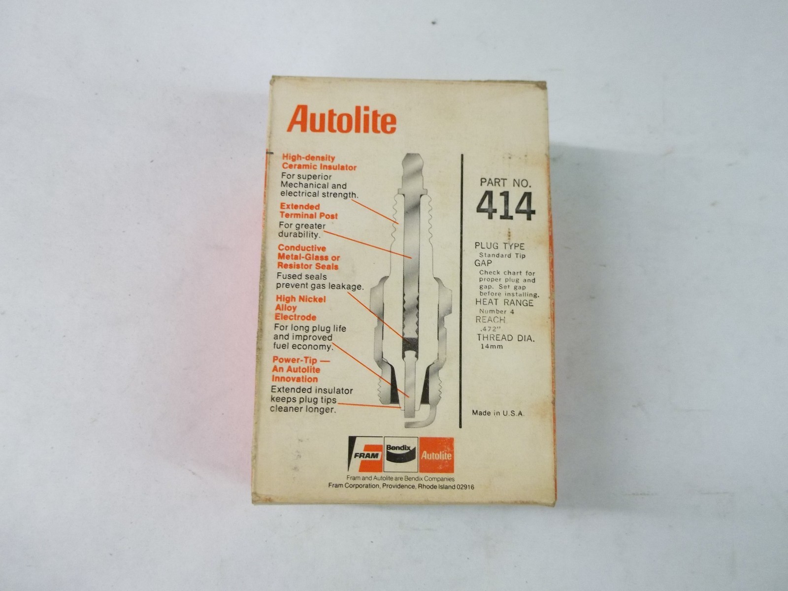 Autolite 10 Pack of Spark Plugs 414 L-86