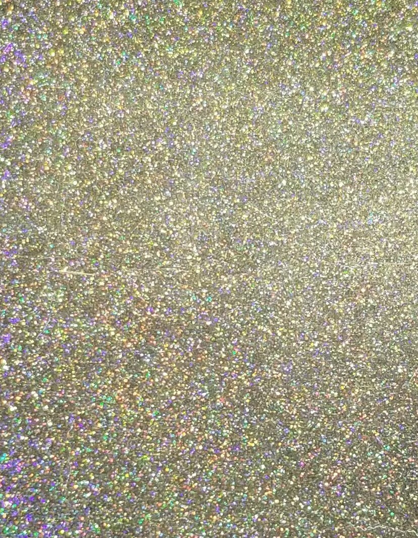 Gold Glitter Film Sign Plotter Vinyl Film