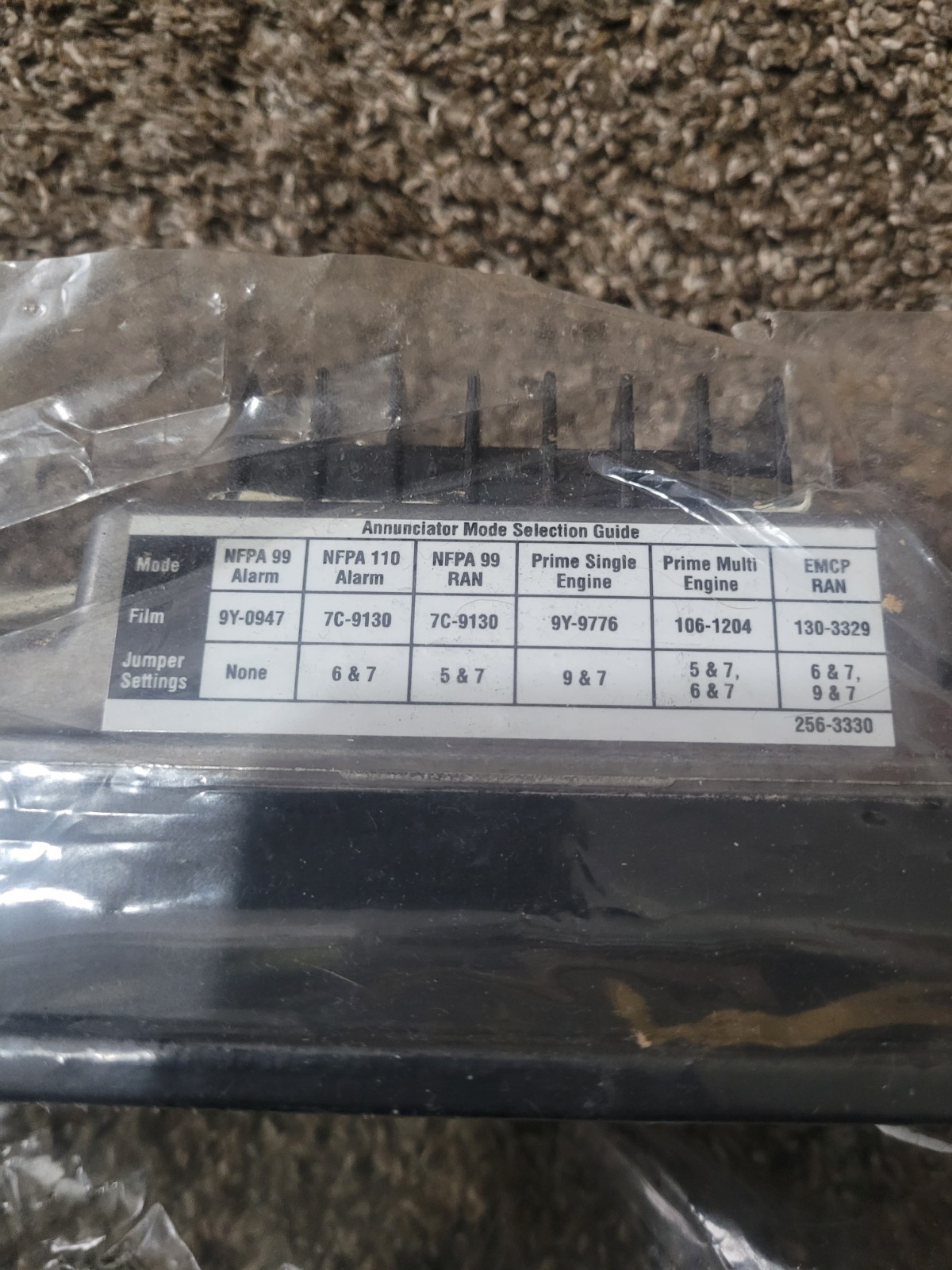 Caterpillar 130-3349 Remote Annunciator EMCP Control Panel