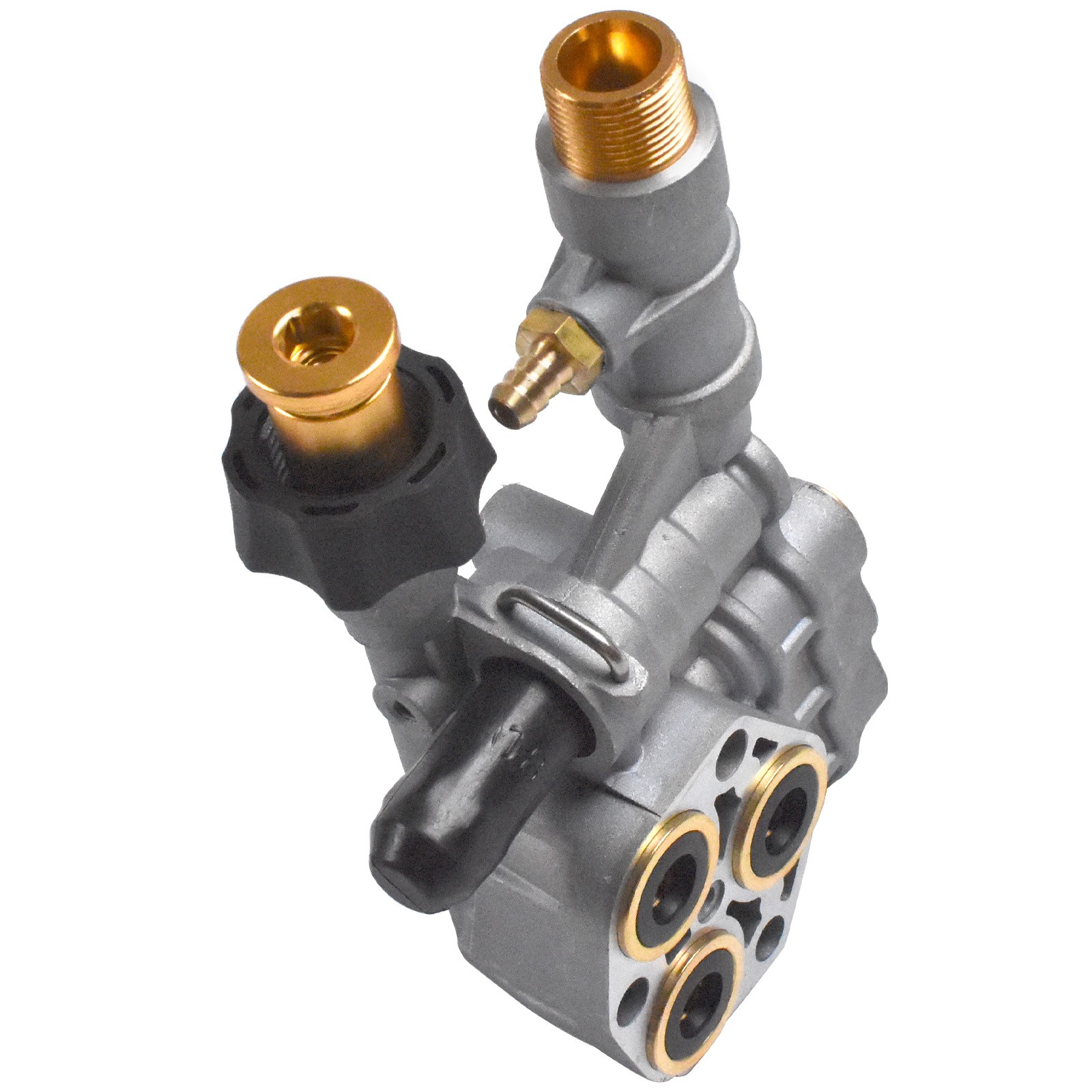 Pressure Washer Pump Manifold Kit 7108366 With Mounting Bolt Washer Pump Sliver