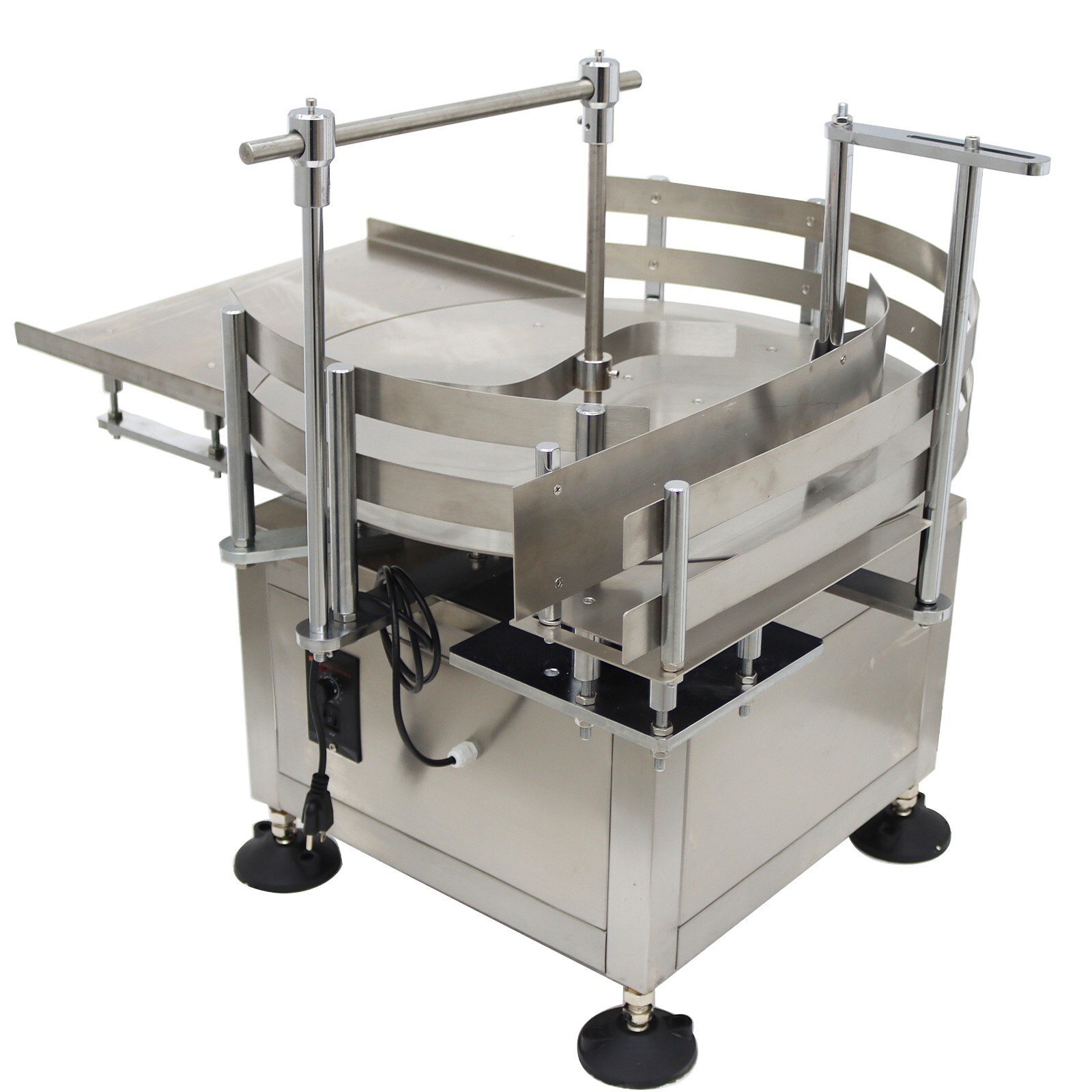 23.6″ Automatic Bottle Accumulation Table Bottle Unscrambler Collecting Machine