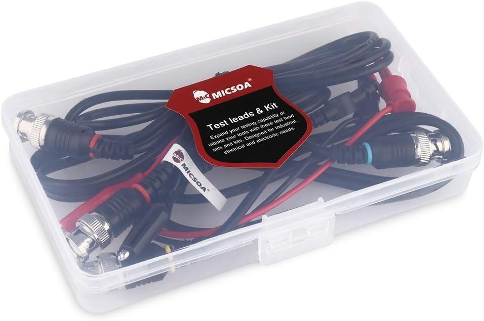 Versatile BNC to Alligator Clips & Mini Clips Set – 9.84 Ft Coaxial Cables