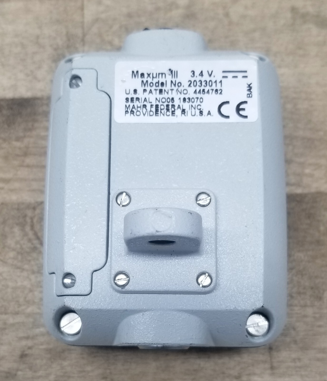 Mahr Federal 2033011 Maxum III Digital Drop Indicator 0.2000″ Max 0.000050″ Accu