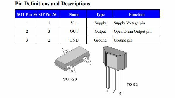 10 Pcs SS49E OH49E 49E Magnetic Hall Effect Sensor / Switch Arduino USA Shipping