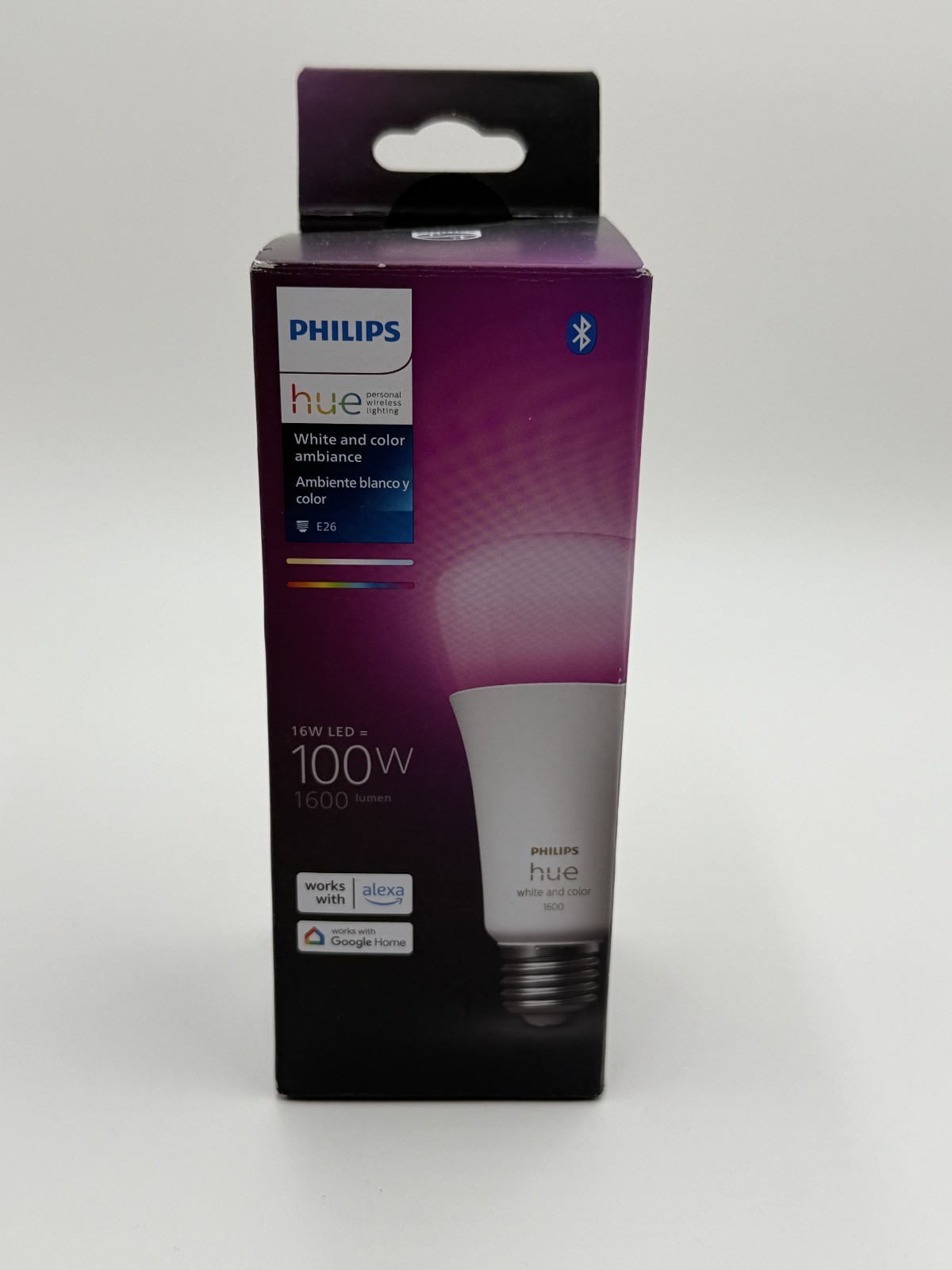 Philips Hue E26 A19 White Color Ambiance 75W Smart LED Bulb 1100LM Bluetooth New