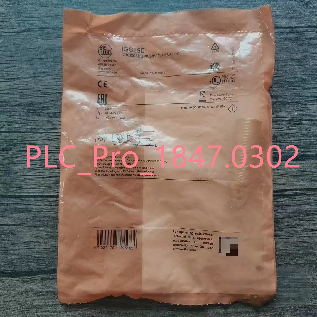 IGS290 1PCS Brand New For IFM IGS290 Proximity Switch Sensor Fast delivery