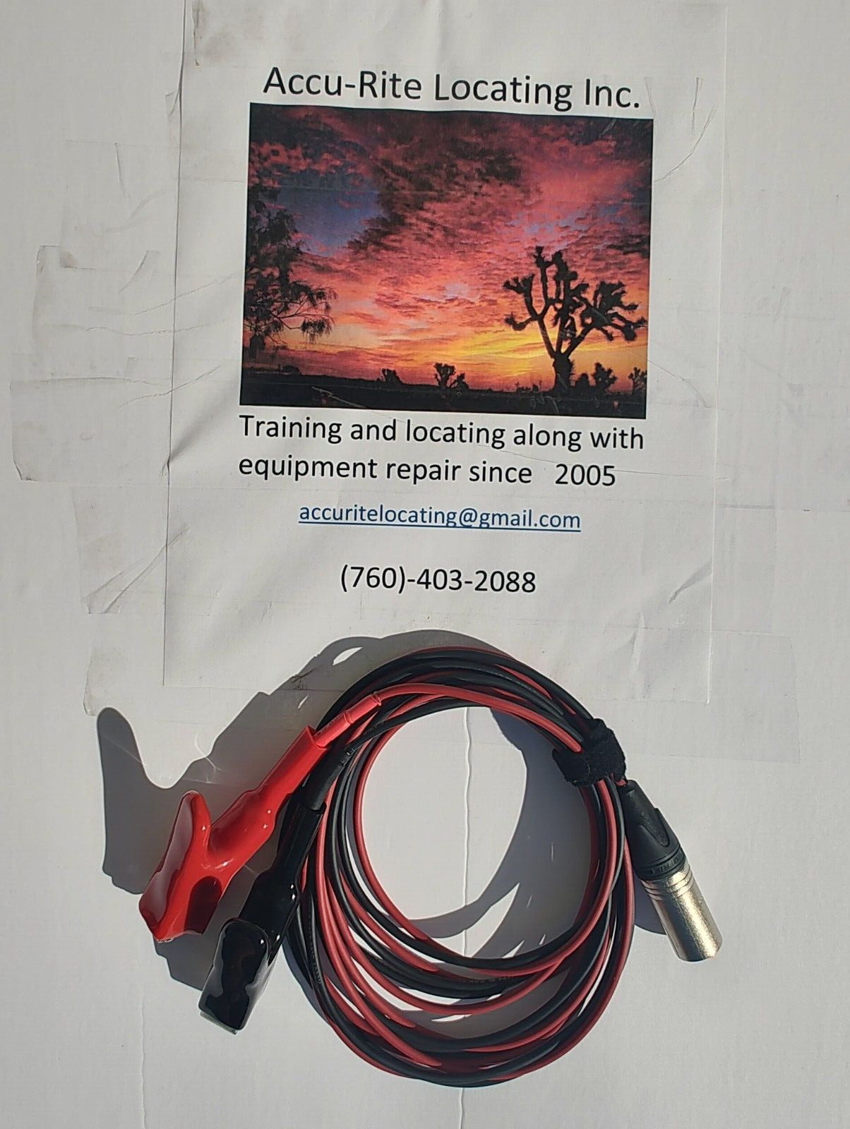 Vivax-Metrotech, Radidetection cable pipe locator Leads new 3pin XLR