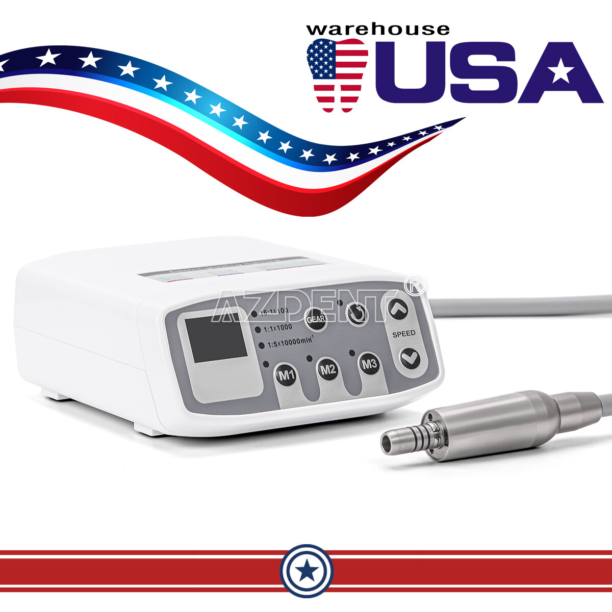 Dental Brushless LED Electric Micro Motor/1:1/1:5/1:4.2 Increasing LED Handpiece