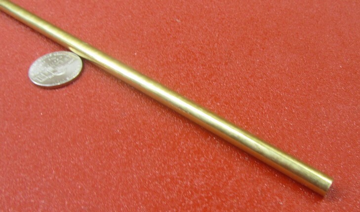 360 Brass Rod 1/4″ (.250″) Diameter x 24.0″ Length, 3 Pcs, 6 Ft