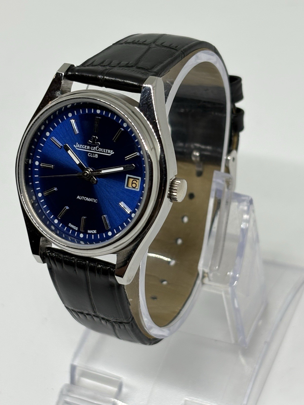 Vintage Jaeger-LeCoultre 25 Jewels Automatic Swiss Made Men’s Watch Blue Dial