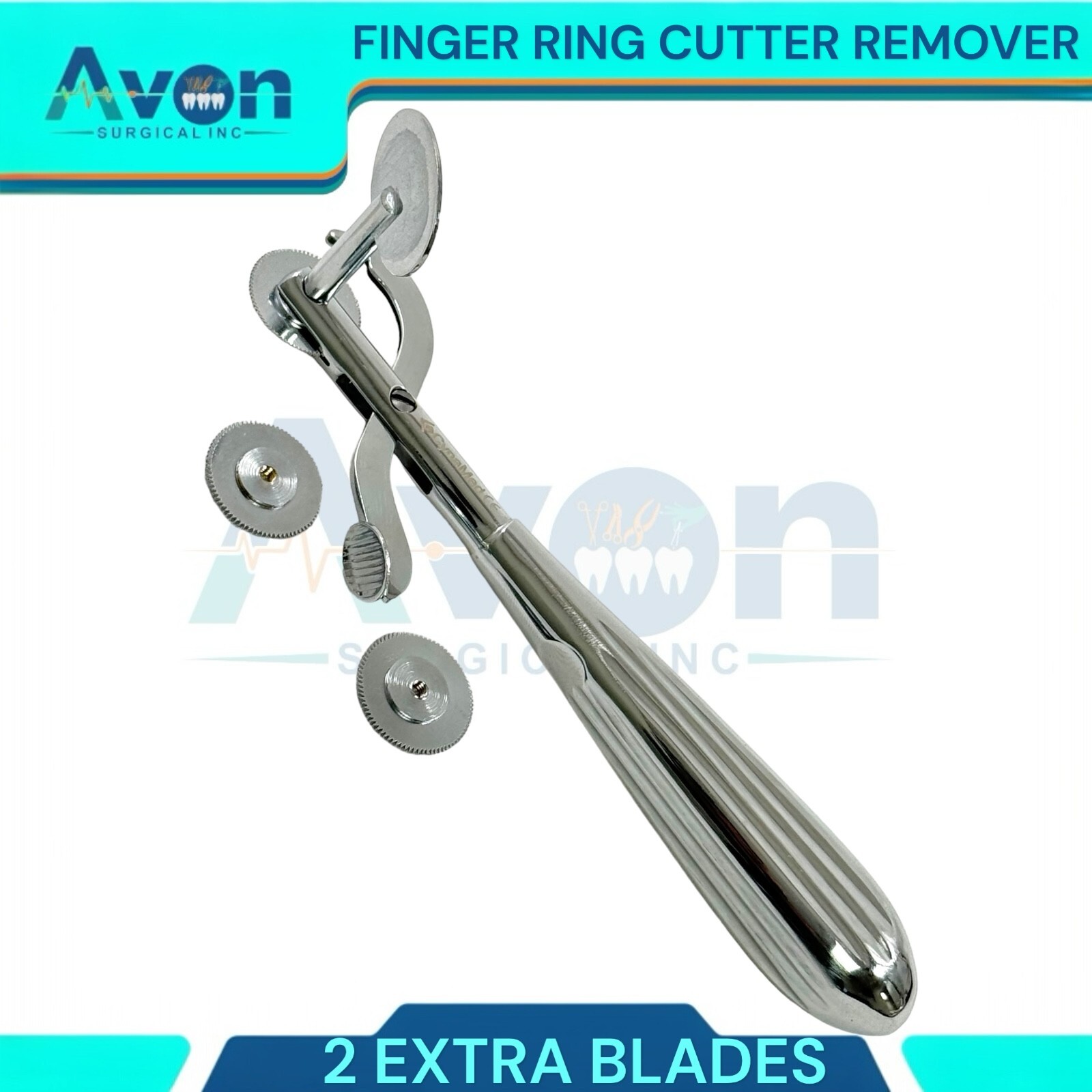 3 Pack – Emergency Finger Ring Cutter, Includes 2 Extra Rotor Blades, EMT/EMS