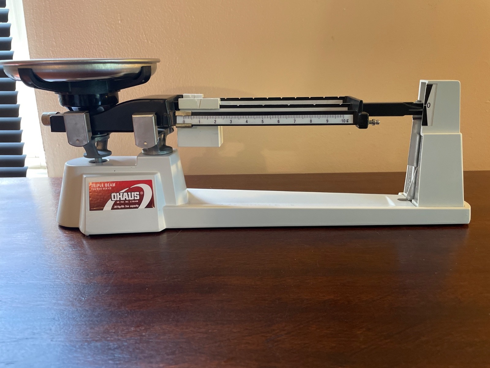 Ohaus Triple Beam Balance 700 / 800 Series 2610g 5lb Scale (Calibrated, Working)