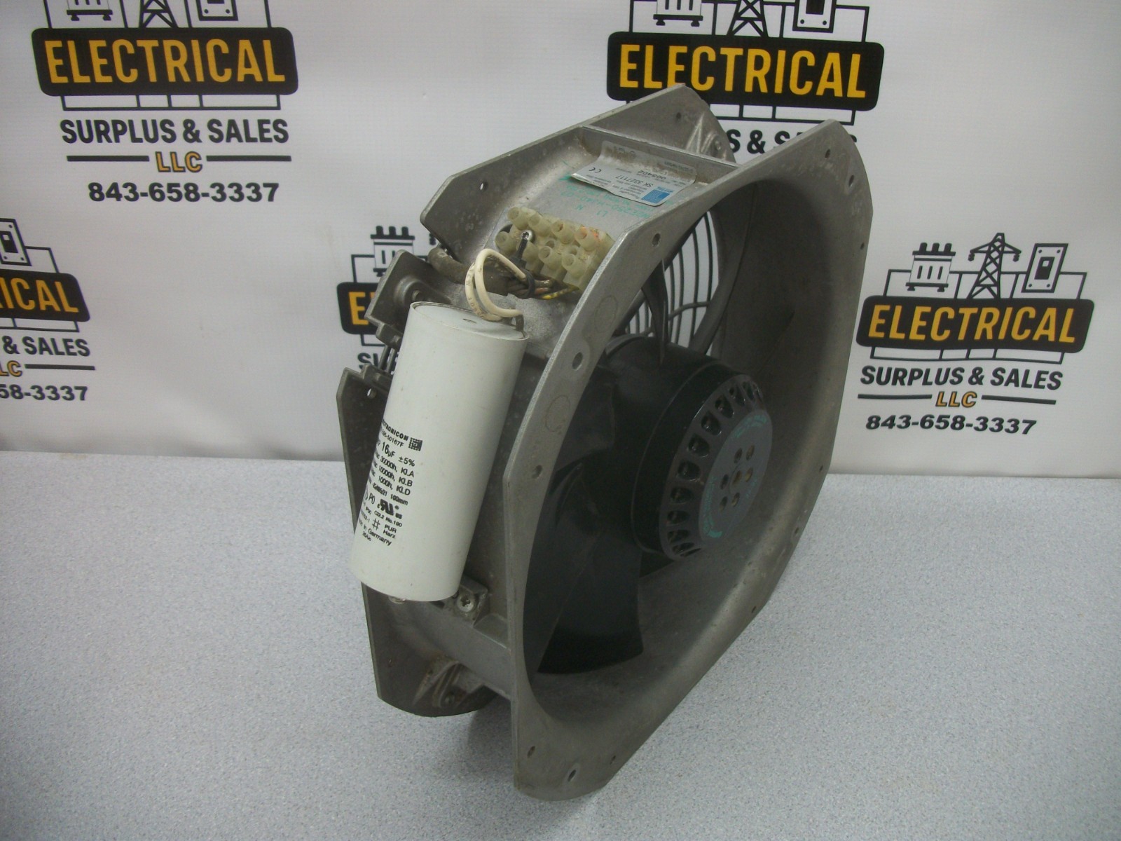EBMPAPST FAN & FILTER UNIT VENTILATOR W2E250-HJ40-07 115VOLT 1.5/2.0AMP 167/230W