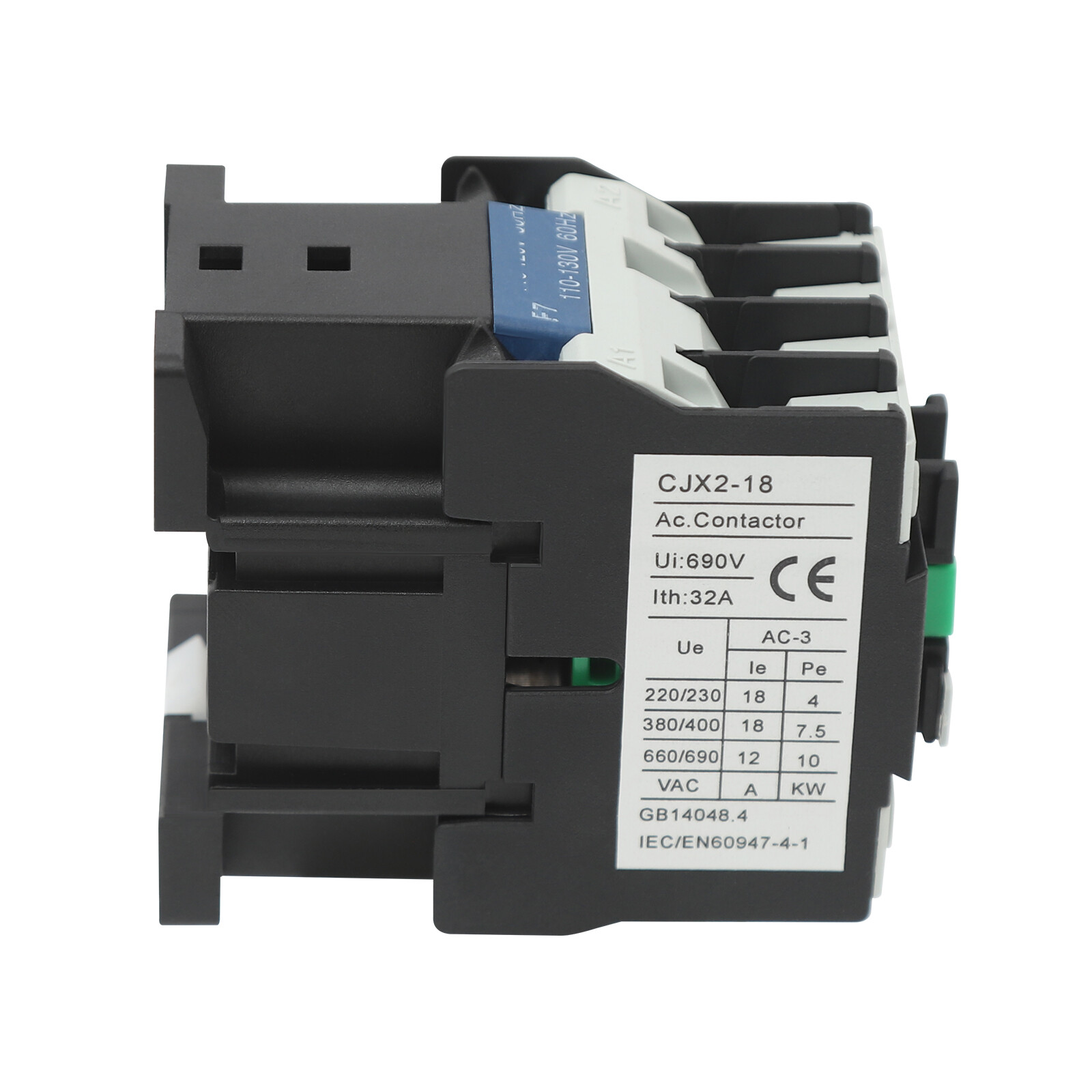 CJX2-1810 Power Contactor Starter Relay Power Contactor Motor 50/60hz 110V