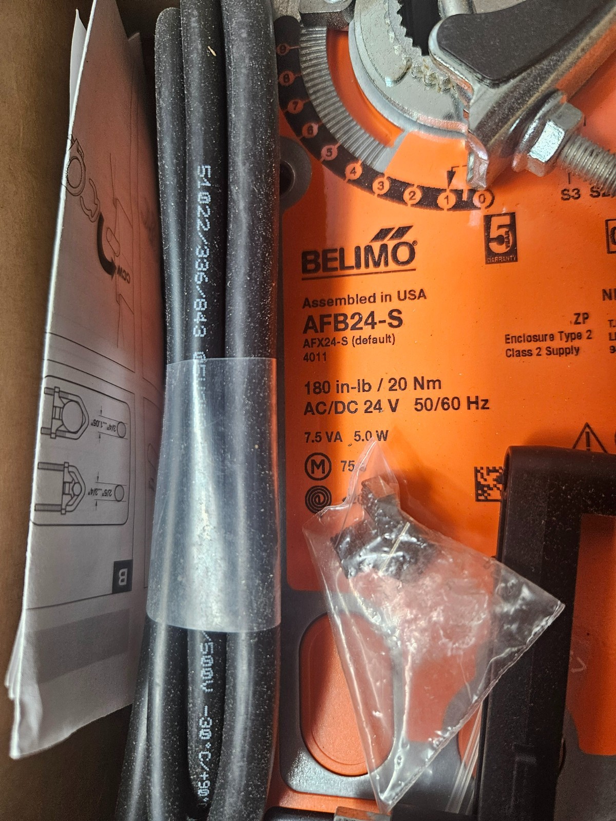 Belimo AFB24-S Spring Return Damper Actuator (New)