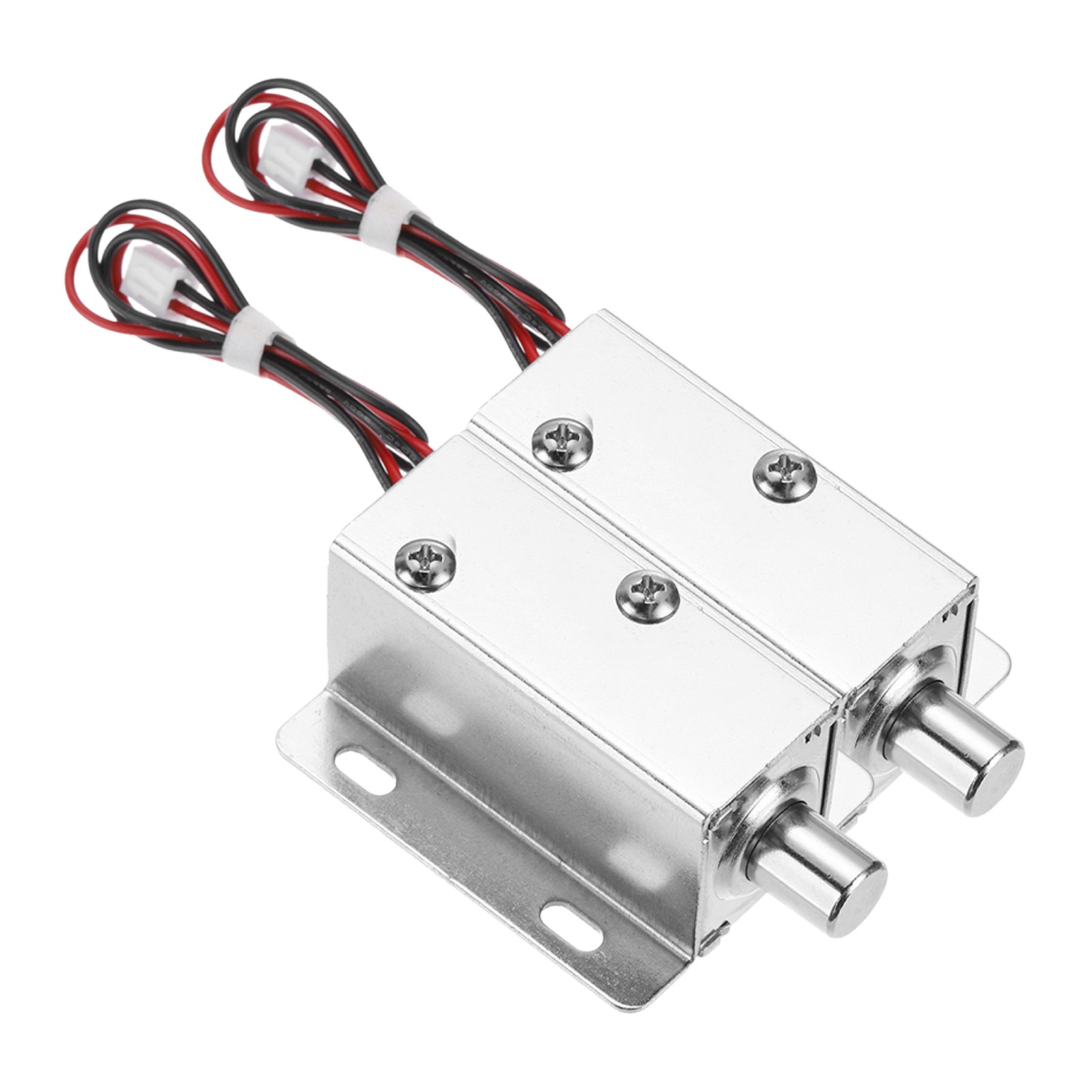 2Pack DC 12V 0.8A Electromagnetic Solenoid Lock Door Drawer Magnetic Lock