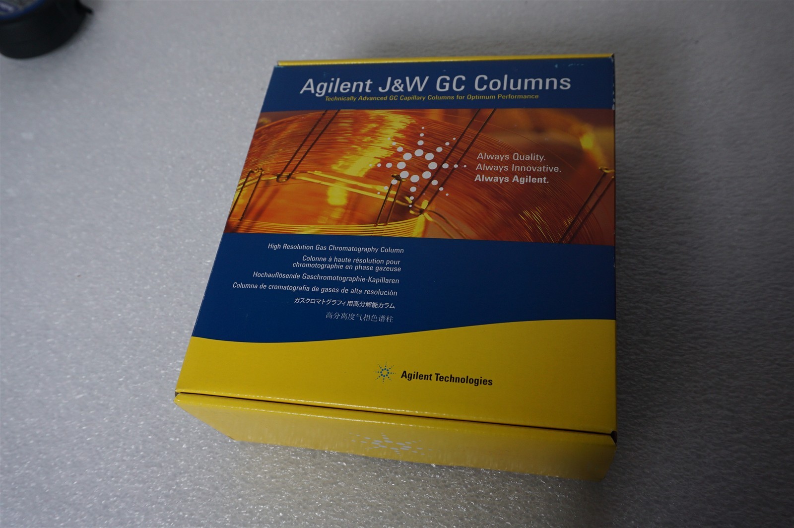 J&W CP-Volamine Column Part Number CP7447, GC Column, 30 m, 0.32 mm, 7 inch cage
