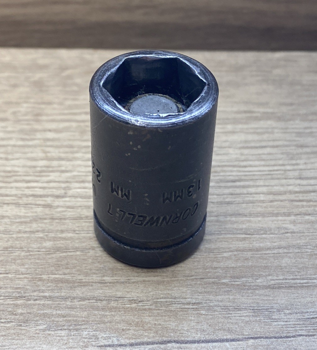 Cornwell Tools USA 3/8″ DR MM-2213 13MM Magnetic Impact Socket