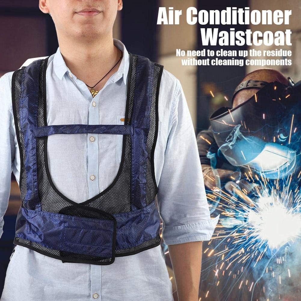 Yosoo Air Conditioner Waistcoat Welding Steel Air Compressed Cooling Vest