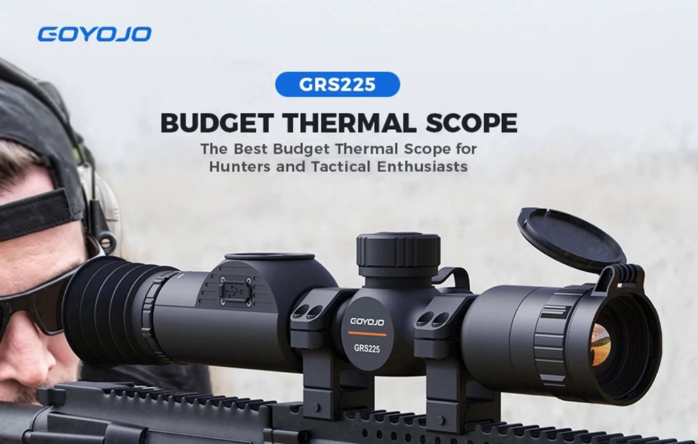 GRS225 Thermal Night Vision Rifle Scope 1x-8x Digital Zoom 25MM One-Shot Zeroing