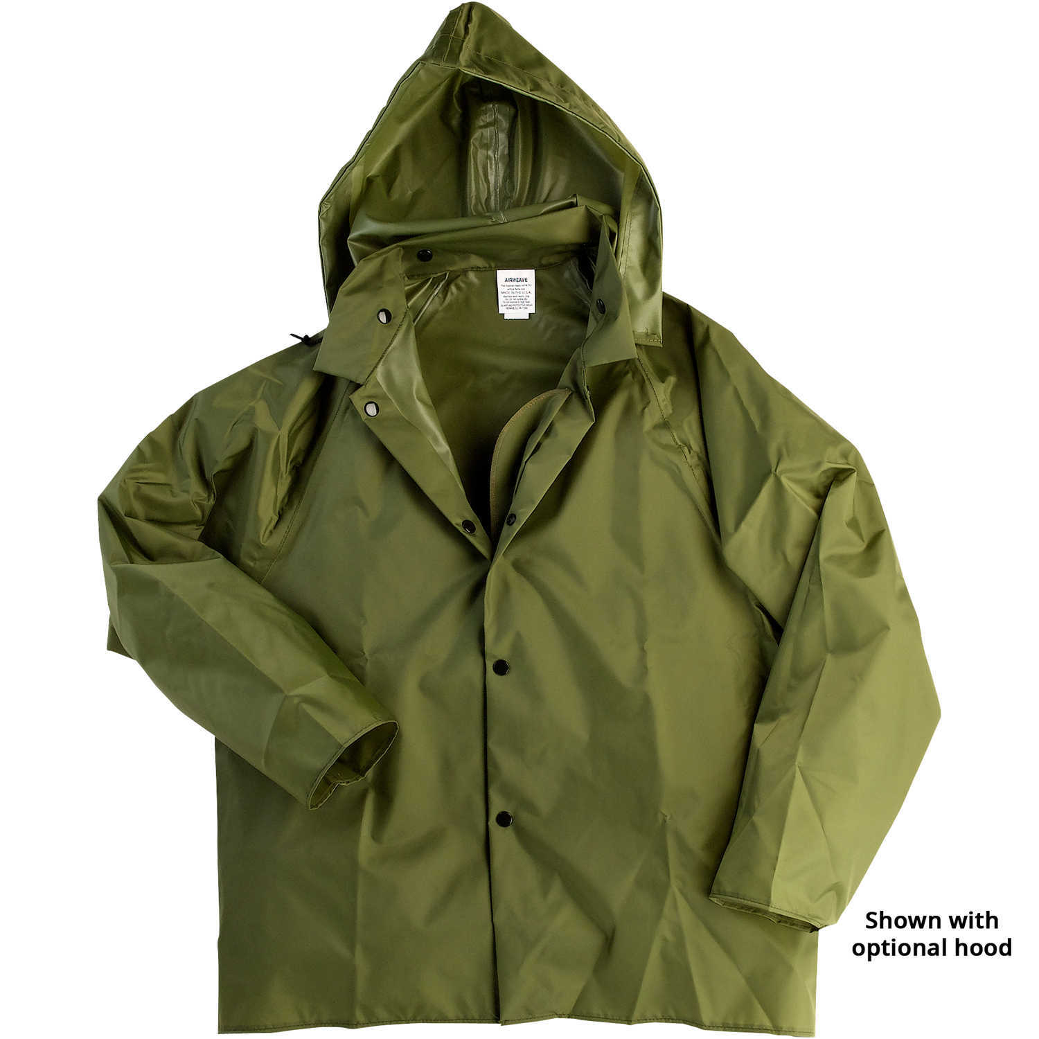 Air-Weave Industrial Rain Jacket Chest 40”-42” Olive