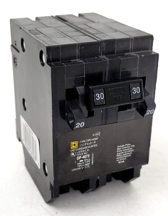 HOMT2020230 Square D 30/20 Amp 240 Volt Circuit Breaker – Next Day Option – New