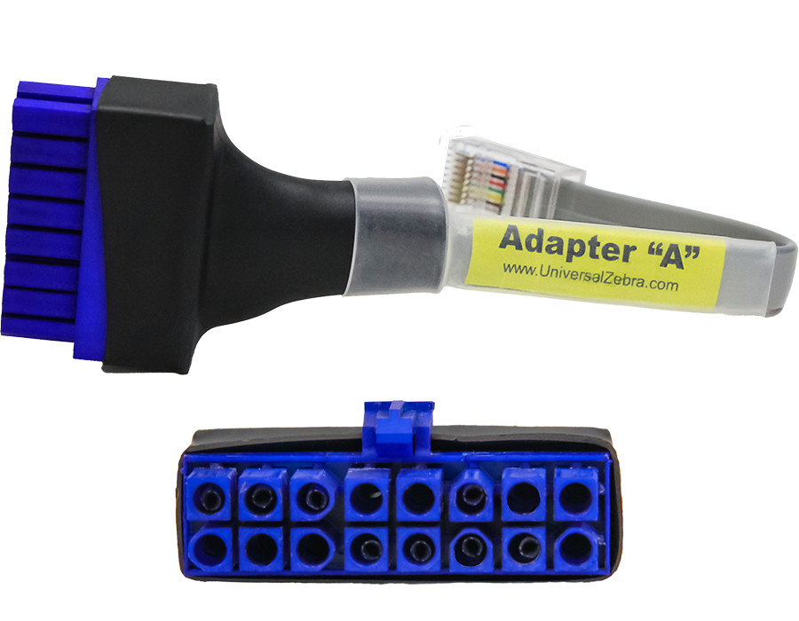 Universal Zebra UZ-1 Adapter A # UZHMA GE, Regal-Beloit, and GENTEQ & ECM Motors