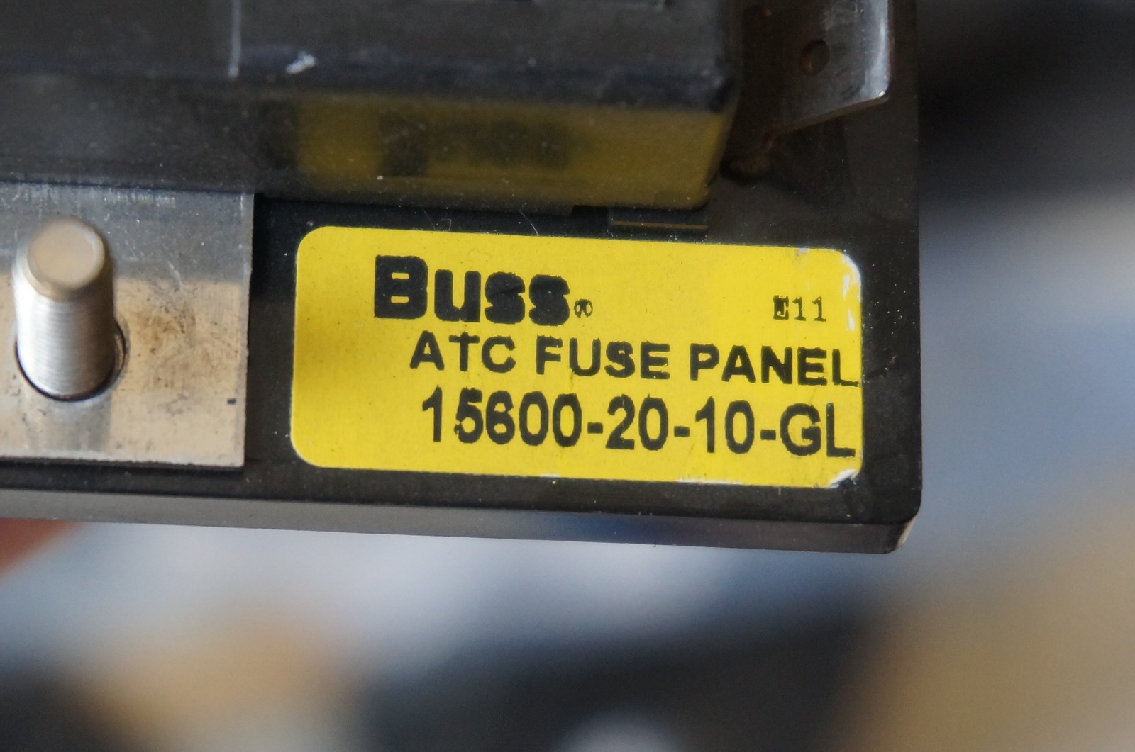 BUSS ATC 20-slot Blade-type Fuse / Circuit-Breaker Panel, 15600-20-10-GL, New