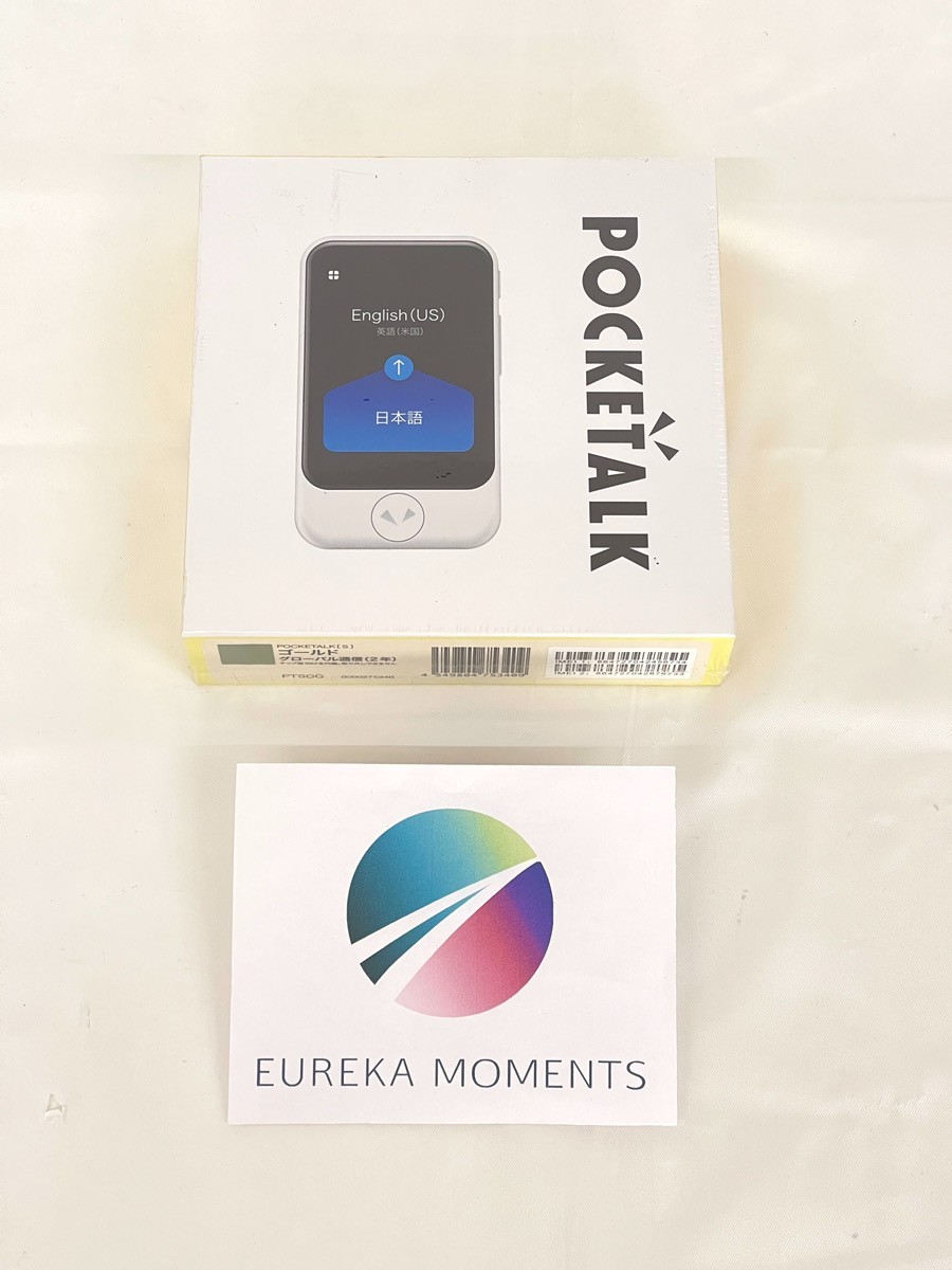 POCKETALK S Gold Translator Device Global Communication 2 Years NEW