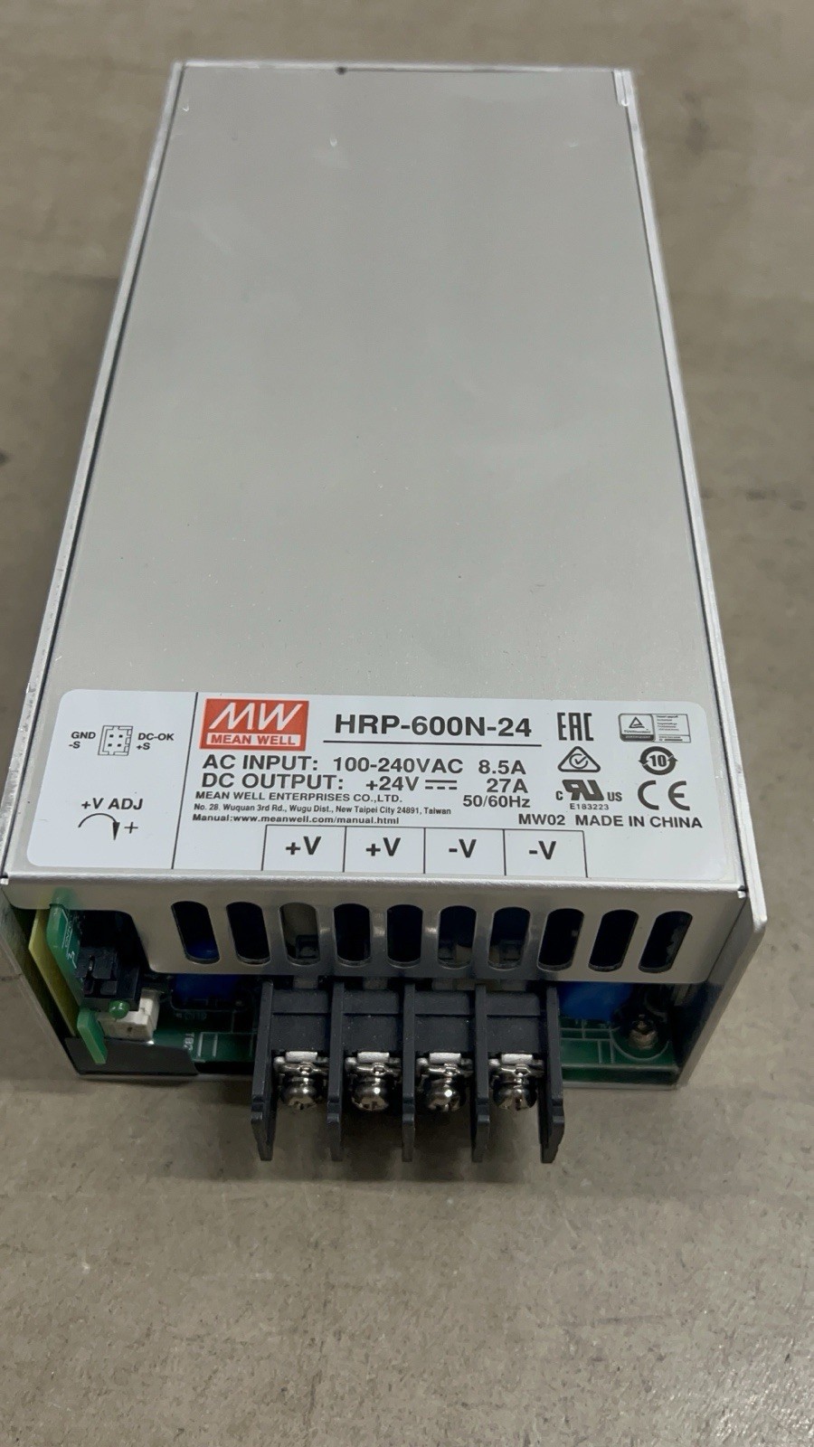 Mean Well / Meanwell / MW HRP-600N-24 Switching Power Supply