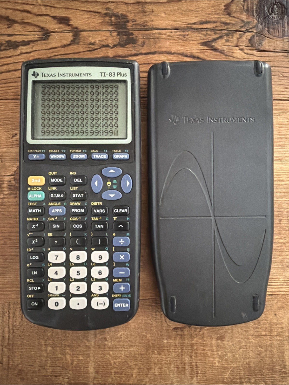 Texas Instruments TI-83 Plus Graphing Calculator w/ Cover TESTED