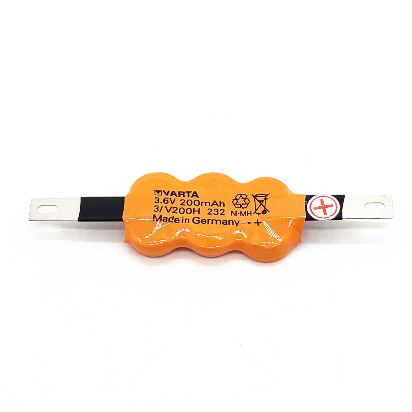 1 pc. 3/V200H 3.6V 200MAH rechargeable pack *cm