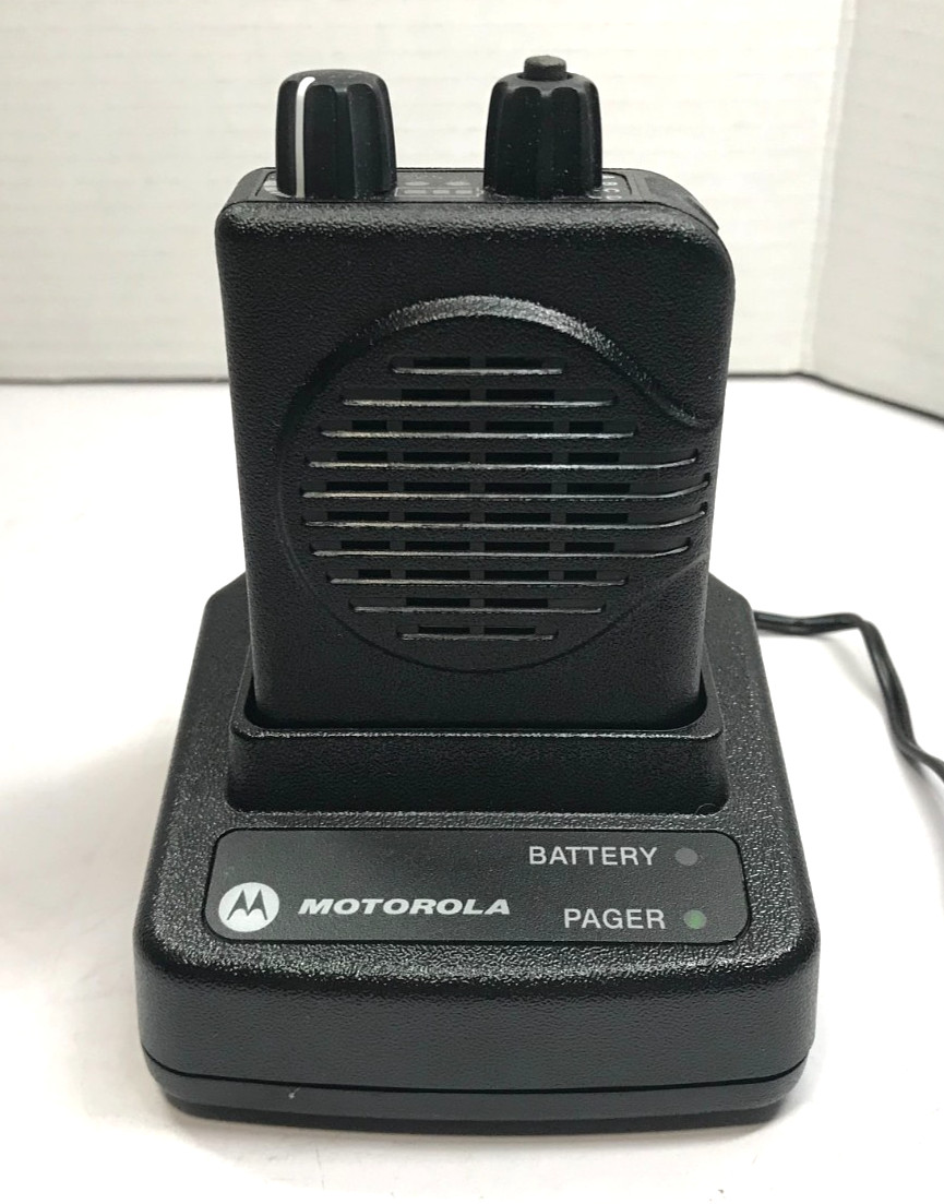 Motorola Minitor V (5) VHF 2-Channel Stored Voice Pager 151-158.9975 MHz