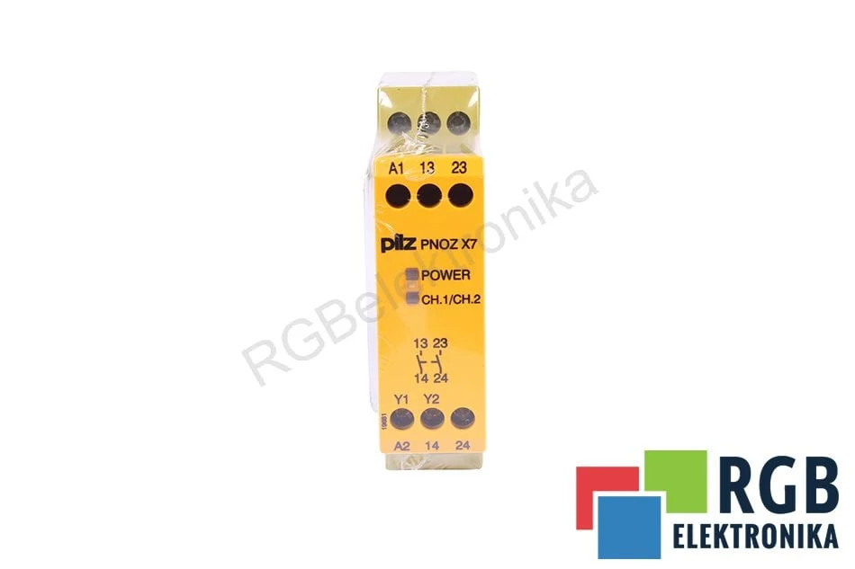PILZ PNOZ X7 24VACDC 2N/O PNOZ X7 24VACDC 2NO 774059 SAFETY RELAY ID36938