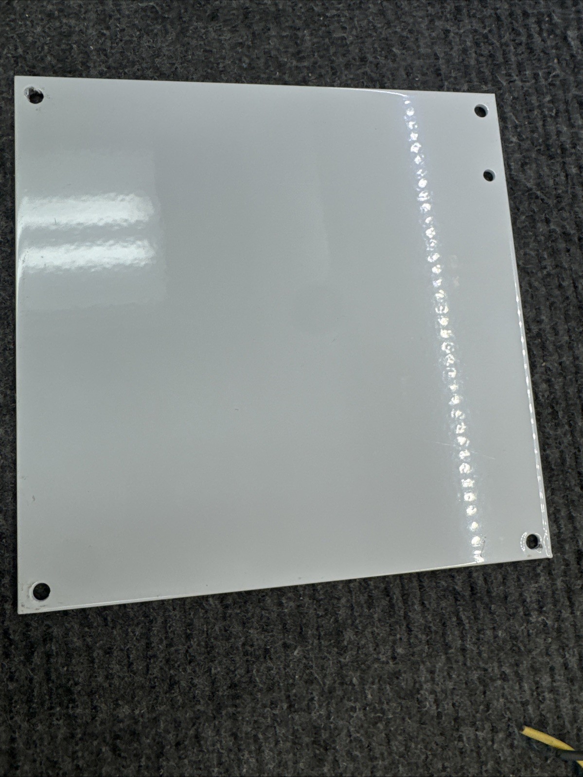 Hoffman Nvent Junction Box Back Plane Panel White A10N10P 34300 8.25X8.25 Patch