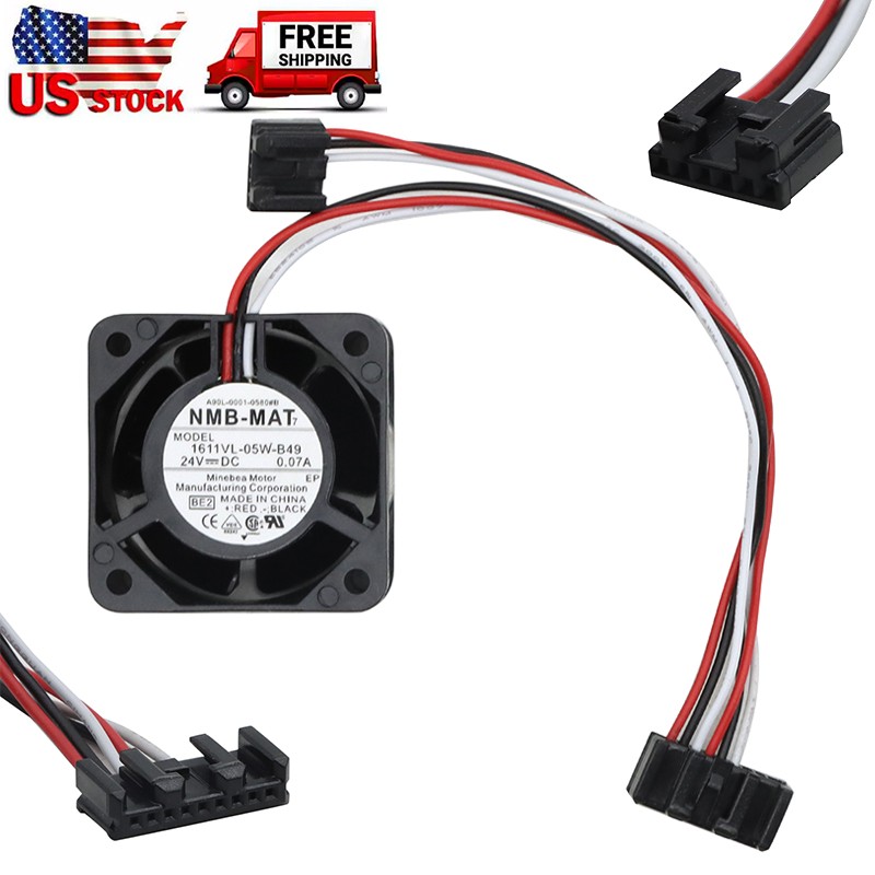 New 3Pin 24V 0.07A System Drive Fan For NMB 1611VL-05W-B49 A90L-0001-0580#B 4CM
