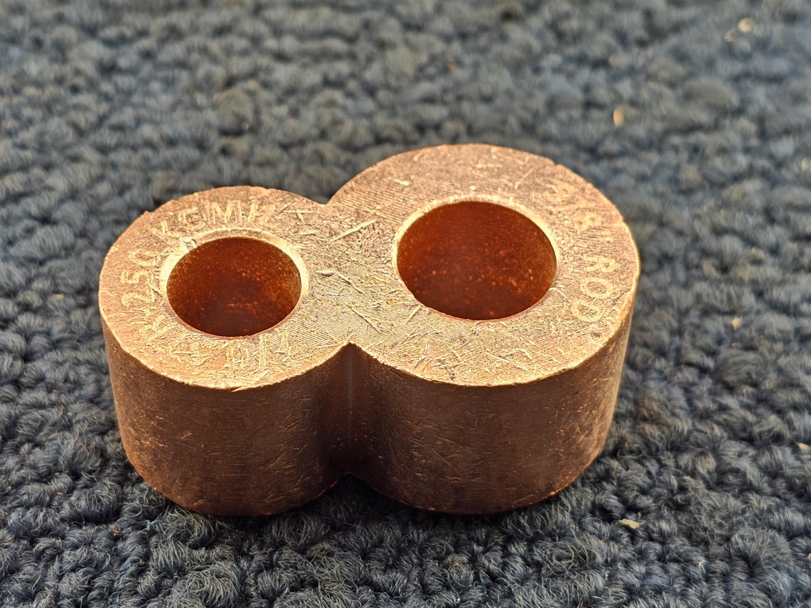 Copper Compression Connector, Ground Rod to Grid, 2 AWG (STR) 250 KCMIL