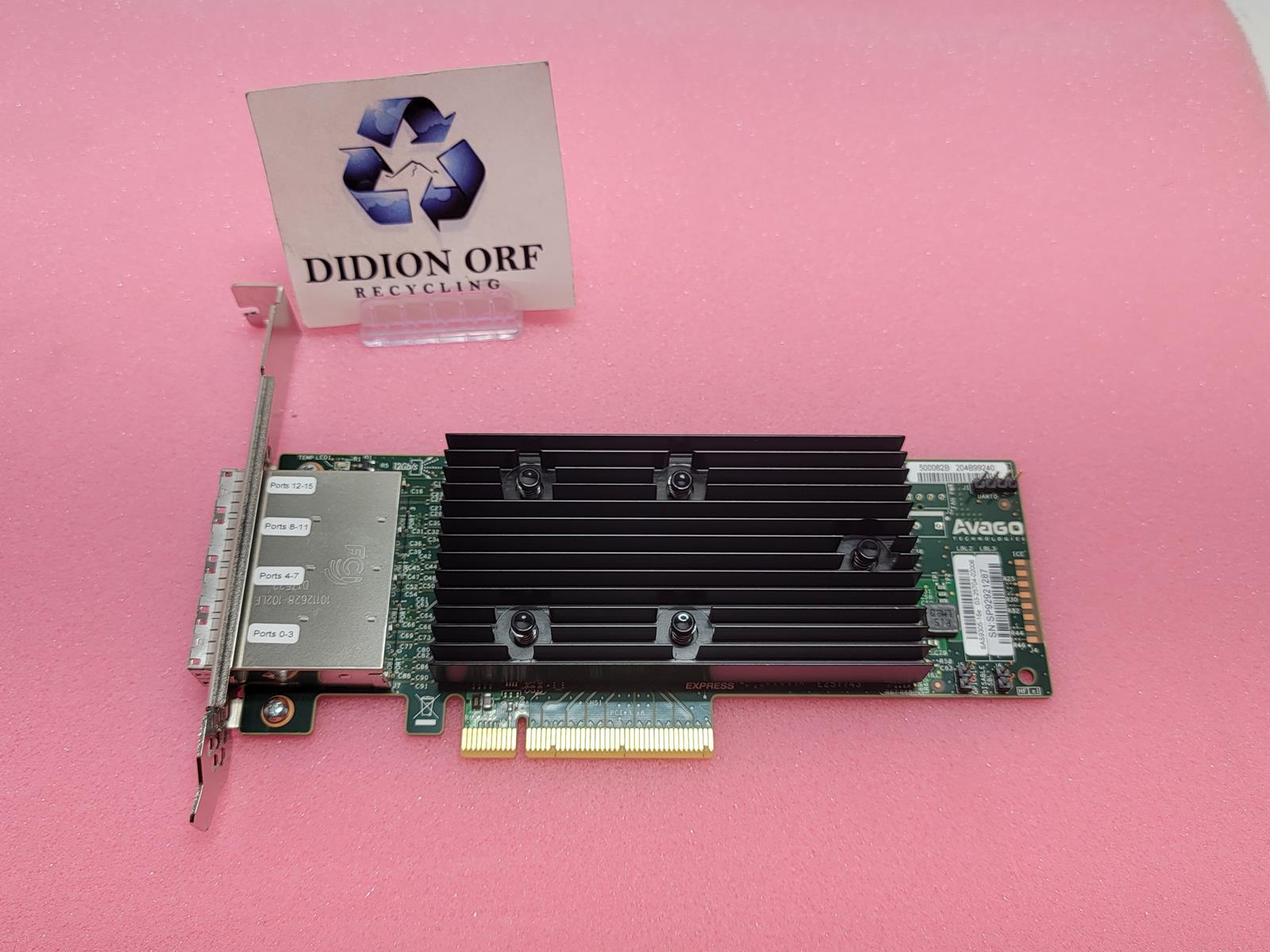 Dell Avago LSI SAS9305-16E 4-Port HBA Controller Card SKU 13870