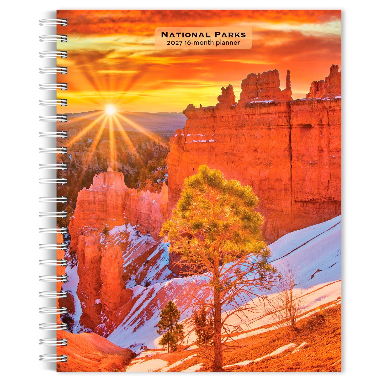 National Parks | 2027 6×7.75″ Spiral-Bound Wire-O Engagement Planner Calendar