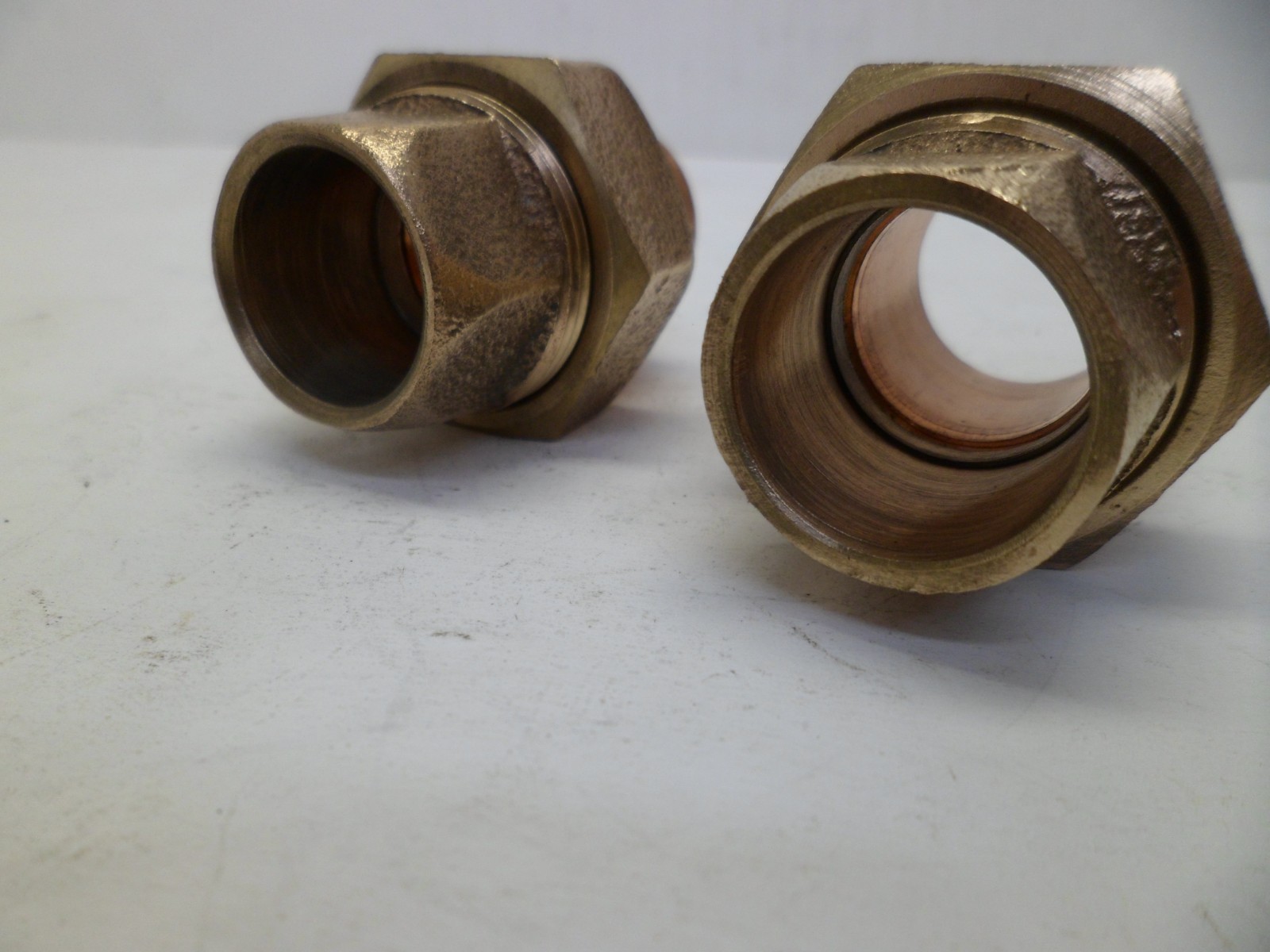 NIBCO COPPER UNION C X C (Brass / Copper) 3/4″ SWEAT CONNECTION LOT OF 2 NOS