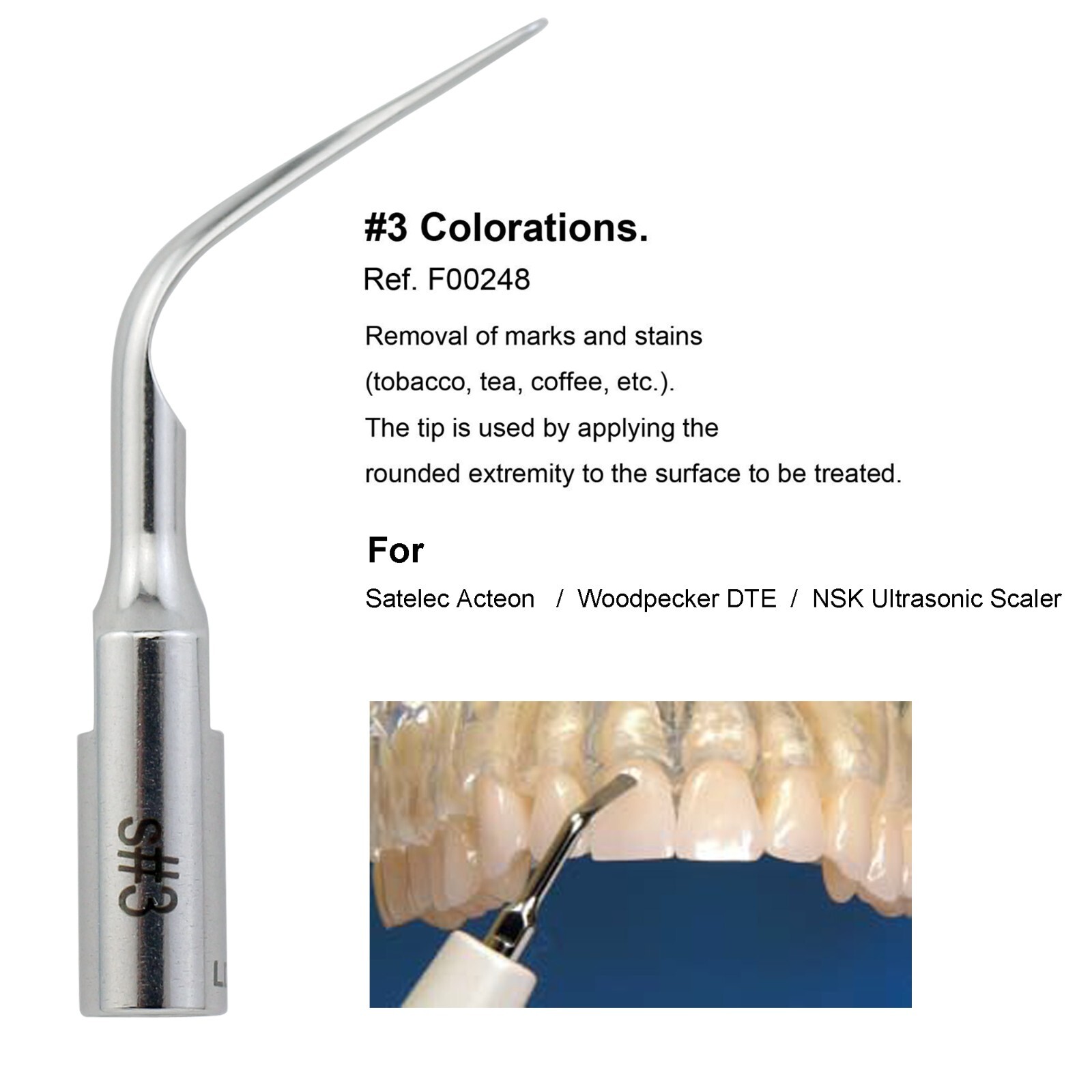 Dental Ultrasonic Scaler Handpiece P5 Newtron Slim B.LED For Satelec ACTEON Tips