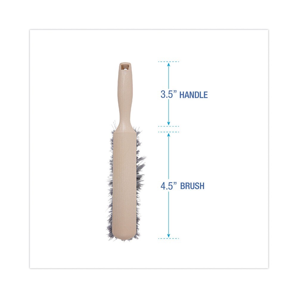Boardwalk 5408 4.5 in. Brush 3.5 in. Tan Handle Counter Brush – Gray New