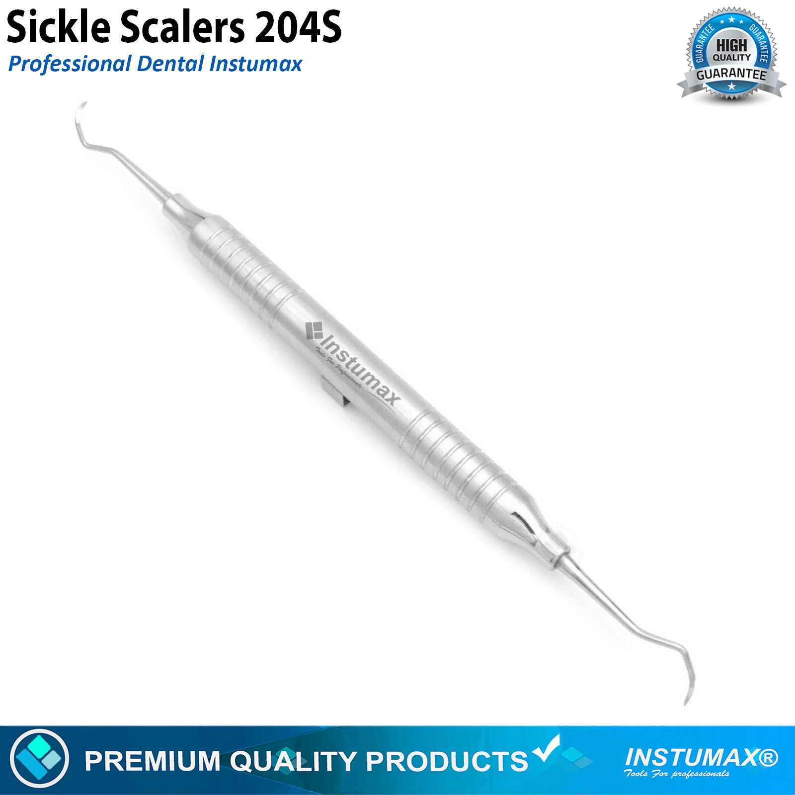 Sickle Scaler 204S Dental Hand Instruments Pro Periodontal Hygiene Pick Tool New