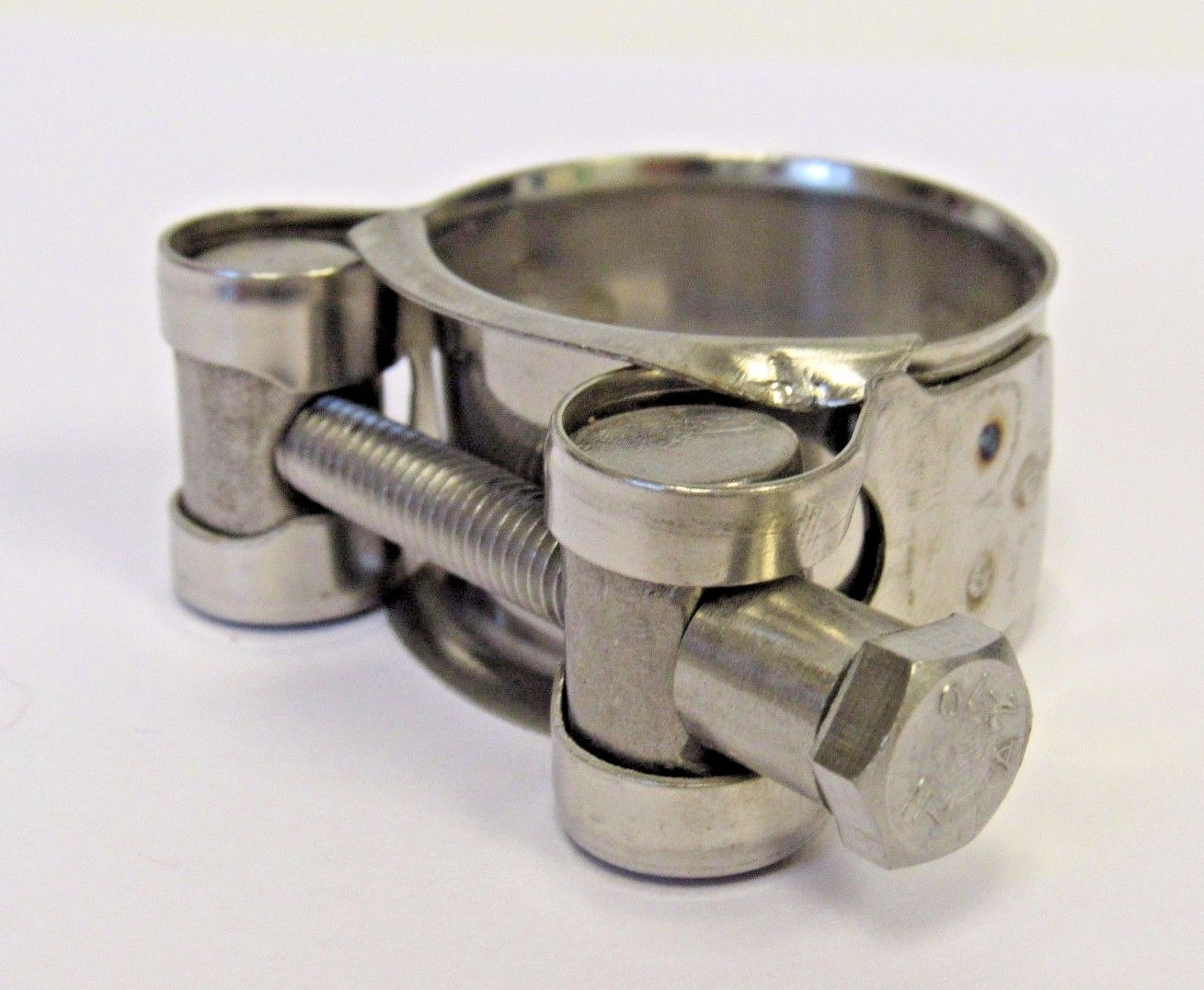 NEW (2) PACK 29-31 MM (1.14-1.22 IN.) HD 304 STAINLESS STEEL T-BOLT HOSE CLAMP