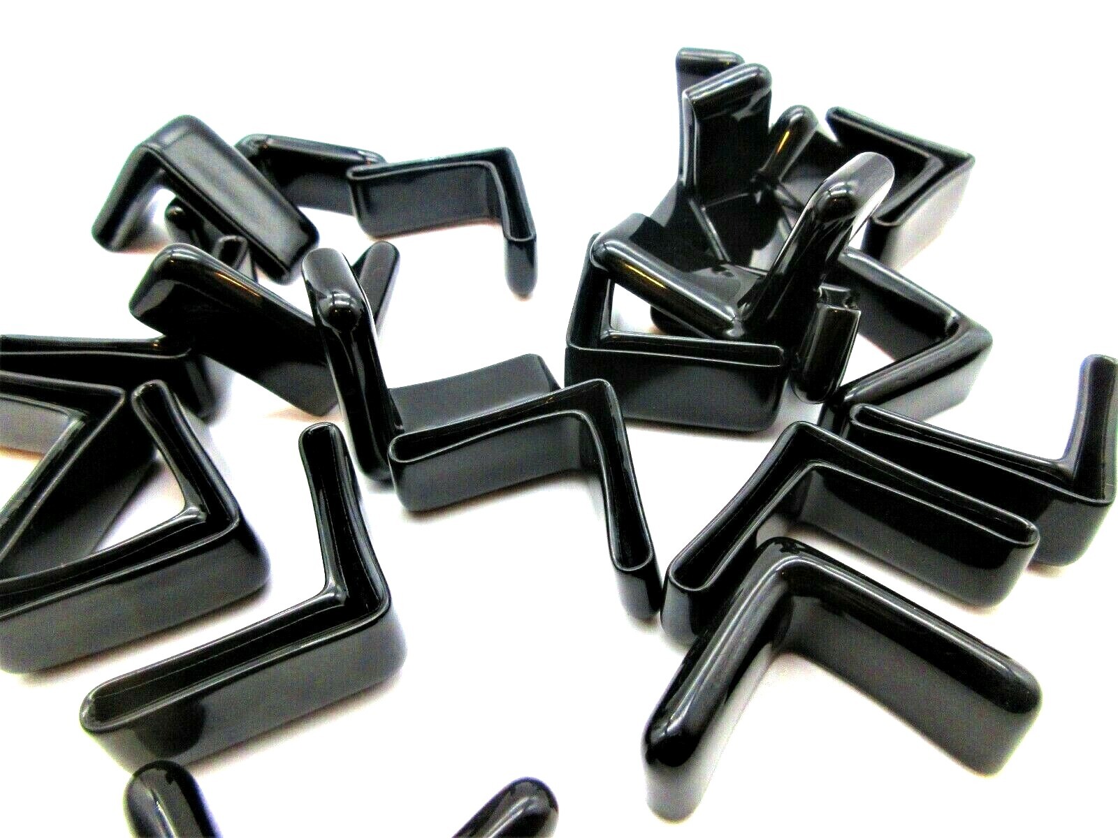 1 1/4” x 1 1/4″ Angle Iron PVC End Caps Fits 1/8″ Metal Various Pack Sizes