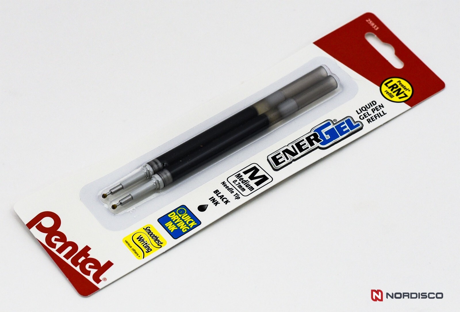 Pentel EnerGel RTX 0.7 Needle Tip BLN77-A Black Liquid Gel Ink Pens & Refills