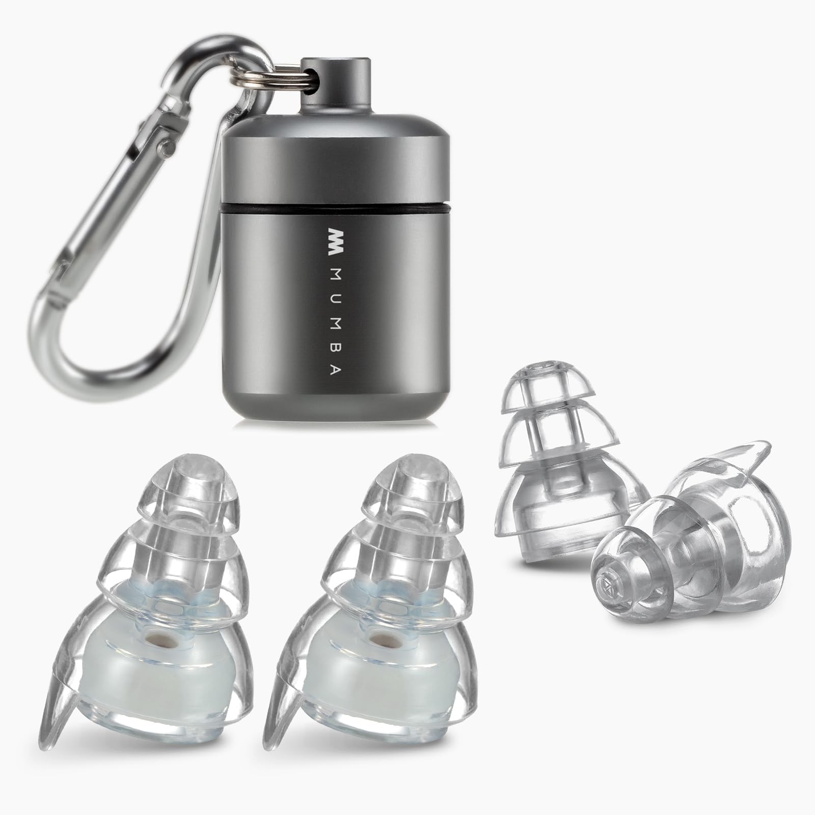 Mumba Reusable High Fidelity Ear Plugs, 24dB Advanced Filter Tech Ear Protection