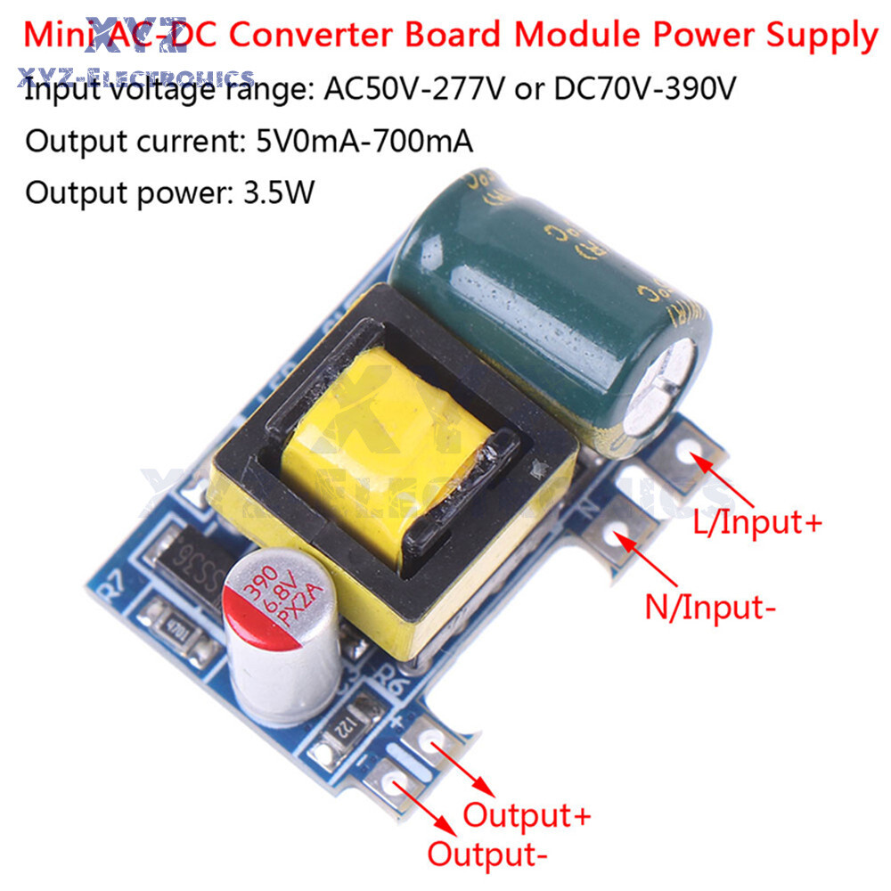 Mini AC-DC 110V 120V 220V 230V To 5V 700mA Converter Board Module Power Supply